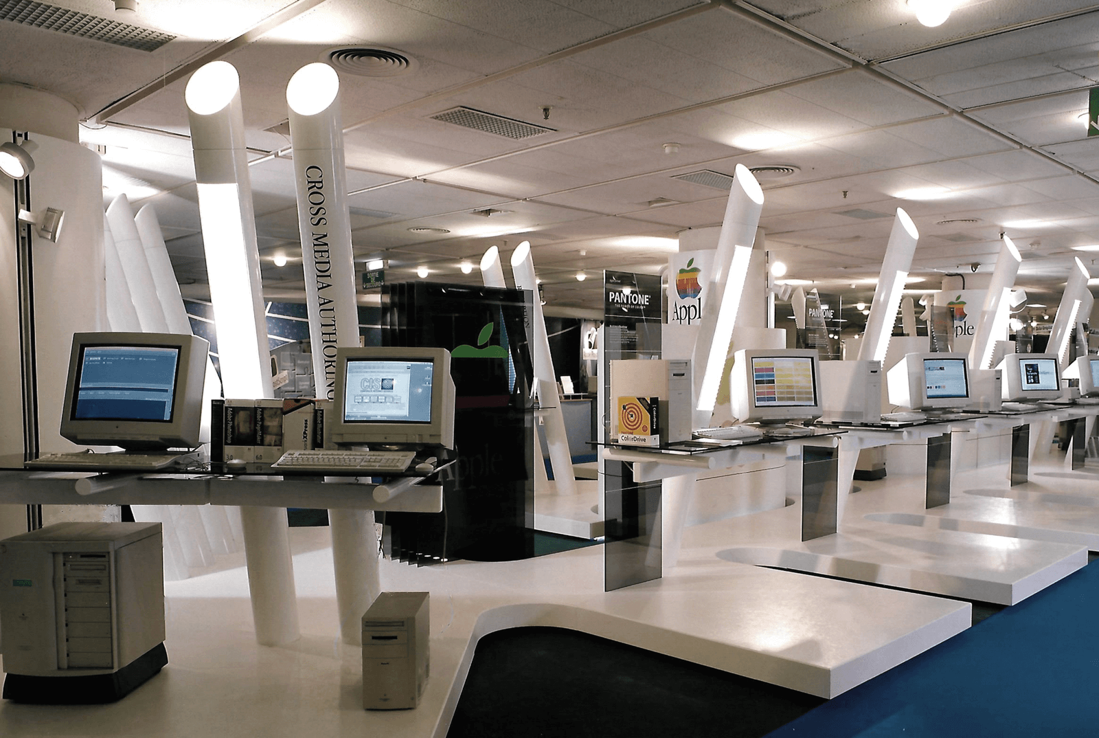 Apple computers exhibition in 2001