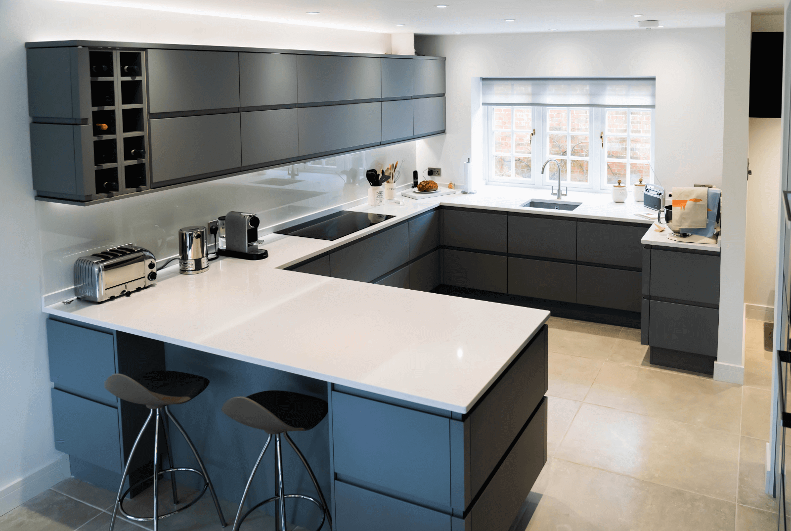 Modern kitchen design and architecture.